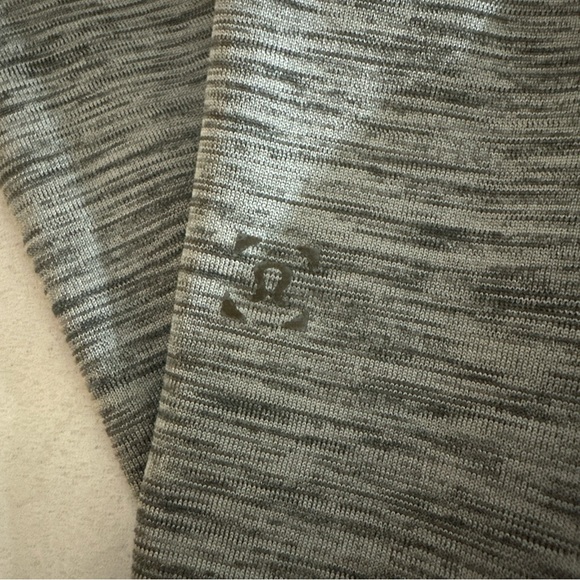 LULULEMON SLTE/WHT Grey White Metal Vent Tech SS Top Shirt Men’s XL - Picture 11 of 11